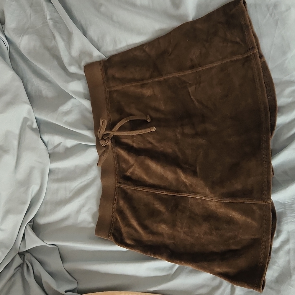 Juicy Couture Velour Mini Skirt